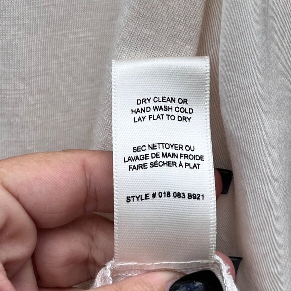 Rebecca Taylor Pale Pink Silk Viscose Puff Sleeve Top Size M - Picture 5 of 7